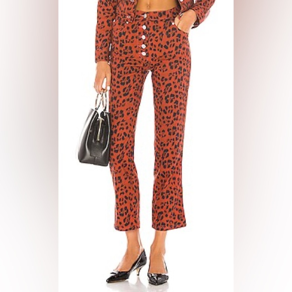 Miaou Junior Red Leopard Pants